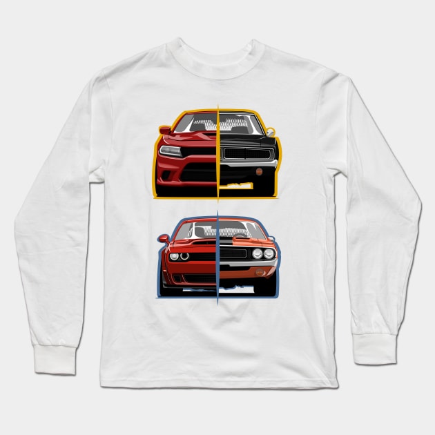 Old vs New Long Sleeve T-Shirt by icemanmsc